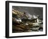 Shipwreck on Norwegian Coast-null-Framed Giclee Print