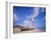 Shipwreck on the Beach, Fuerteventura, Canary Islands, Spain, Atlantic-Robert Harding-Framed Photographic Print