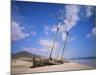 Shipwreck on the Beach, Fuerteventura, Canary Islands, Spain, Atlantic-Robert Harding-Mounted Photographic Print