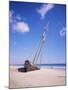 Shipwreck on the Beach on South Coast, Fuerteventura, Canary Islands, Spain, Atlantic-Robert Harding-Mounted Photographic Print