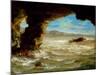 Shipwreck on the Coast, 1862 (Oil on Canvas)-Ferdinand Victor Eugene Delacroix-Mounted Giclee Print