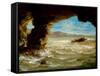 Shipwreck on the Coast, 1862 (Oil on Canvas)-Ferdinand Victor Eugene Delacroix-Framed Stretched Canvas