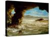 Shipwreck on the Coast, 1862 (Oil on Canvas)-Ferdinand Victor Eugene Delacroix-Stretched Canvas