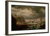 Shipwreck on the Norwegian Coast-Johan Christian Clausen Dahl-Framed Giclee Print