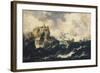 Shipwreck on the Stormy Sea-Marco Ricci-Framed Giclee Print