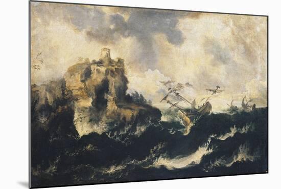 Shipwreck on the Stormy Sea-Marco Ricci-Mounted Giclee Print