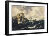 Shipwreck on the Stormy Sea-Marco Ricci-Framed Giclee Print
