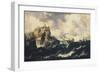 Shipwreck on the Stormy Sea-Marco Ricci-Framed Giclee Print