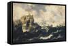 Shipwreck on the Stormy Sea-Marco Ricci-Framed Stretched Canvas