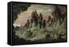 Shipwrecked Boats Battling the Storm-Gustave Doré-Framed Stretched Canvas