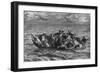 Shipwrecked Crew-Eugene Delacroix-Framed Art Print