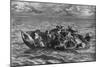 Shipwrecked Crew-Eugene Delacroix-Mounted Art Print