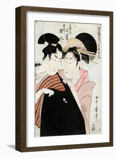 Shirai Gonpachi, C1798-Kitagawa Utamaro-Framed Giclee Print