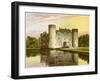 Shirburn Castle, Oxfordshire, Home of the Earl of Macclesfield, C1880-Benjamin Fawcett-Framed Giclee Print