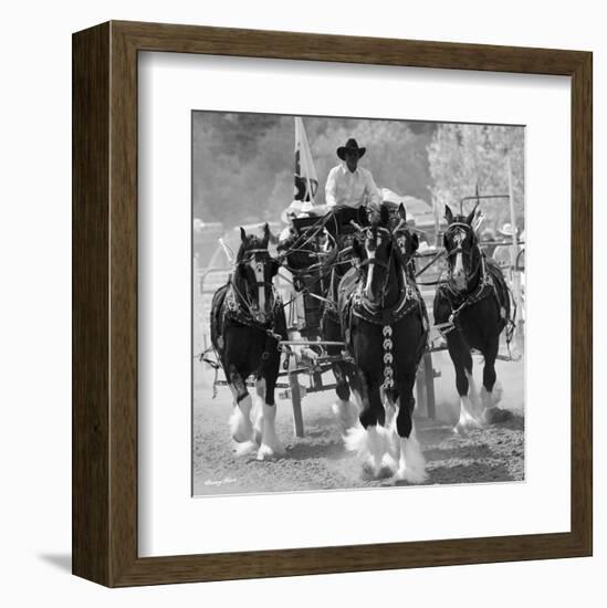 Shire Horses-Barry Hart-Framed Art Print