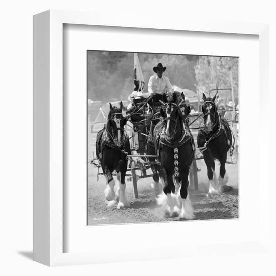 Shire Horses-Barry Hart-Framed Art Print