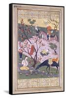 Shirin Bathing, C.1580-null-Framed Stretched Canvas