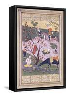 Shirin Bathing, C.1580-null-Framed Stretched Canvas