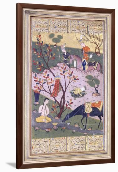 Shirin Bathing, C.1580-null-Framed Giclee Print