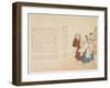 Shirine Maiden at Itsukushima on the New Year's Day, January 1857-Ueda K?ch?-Framed Giclee Print