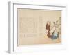 Shirine Maiden at Itsukushima on the New Year's Day, January 1857-Ueda K?ch?-Framed Giclee Print