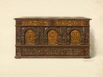 Oak Standing Buffet, Property of Edward Quilter-Shirley Charles Llewellyn Slocombe-Giclee Print