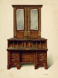 Walnut Inlaid Writing-Cabinet, Property of Alfred a De Pass-Shirley Charles Llewellyn Slocombe-Giclee Print
