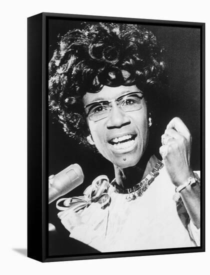 Shirley Chisholm, African American Congresswoman from Brooklyn, New York City-null-Framed Stretched Canvas