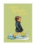Splish Splash Splosh - Alfie Illustrated Print-Shirley Hughes-Art Print