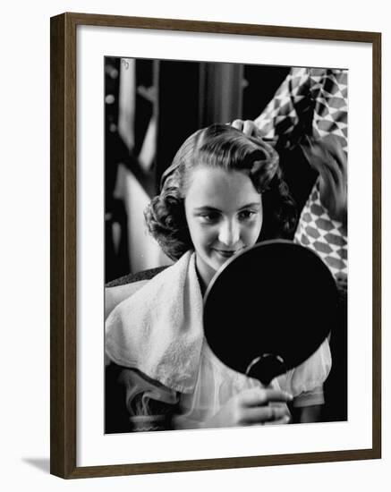 Shirley Laughlin, After Getting New Hair Style-Stan Wayman-Framed Photographic Print