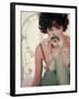 Shirley MacLaine as Irma Posing with Small Dog in Motion Picture Irma La Douce-Gjon Mili-Framed Premium Photographic Print
