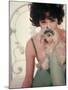 Shirley MacLaine as Irma Posing with Small Dog in Motion Picture Irma La Douce-Gjon Mili-Mounted Premium Photographic Print