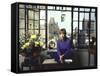 Shirley MacLaine in Her Apartment-Ted Thai-Framed Stretched Canvas