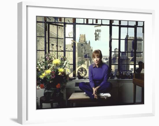 Shirley MacLaine in Her Apartment-Ted Thai-Framed Premium Photographic Print