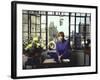 Shirley MacLaine in Her Apartment-Ted Thai-Framed Premium Photographic Print