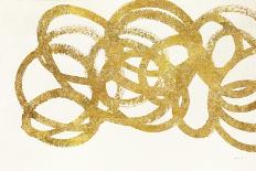 Swirling Element I Crop I Gold-Shirley Novak-Art Print