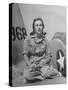 Shirley Slade Pilot Trainee in Women's Flying Training Detachment, Sporting Pigtails, GI Coveralls-Peter Stackpole-Stretched Canvas
