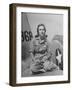 Shirley Slade Pilot Trainee in Women's Flying Training Detachment, Sporting Pigtails, GI Coveralls-Peter Stackpole-Framed Photographic Print