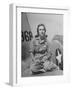 Shirley Slade Pilot Trainee in Women's Flying Training Detachment, Sporting Pigtails, GI Coveralls-Peter Stackpole-Framed Photographic Print