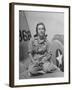 Shirley Slade Pilot Trainee in Women's Flying Training Detachment, Sporting Pigtails, GI Coveralls-Peter Stackpole-Framed Photographic Print