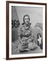 Shirley Slade Pilot Trainee in Women's Flying Training Detachment, Sporting Pigtails, GI Coveralls-Peter Stackpole-Framed Photographic Print