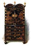 Walnut inlaid writing cabinet, 1905-Shirley Slocombe-Giclee Print