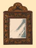 Mirror with walnut frame with inlaid marquetry, 1905-Shirley Slocombe-Giclee Print