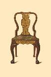 Walnut chair inlaid with marquetry, 1905-Shirley Slocombe-Giclee Print