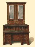 Walnut inlaid writing cabinet, 1905-Shirley Slocombe-Giclee Print