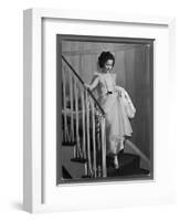 Shirley Temple at Bel Air Country Club at Her 11th Birthday Party-Peter Stackpole-Framed Photographic Print