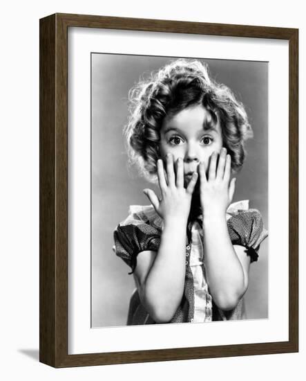 Shirley Temple, ca. 1934-null-Framed Photo