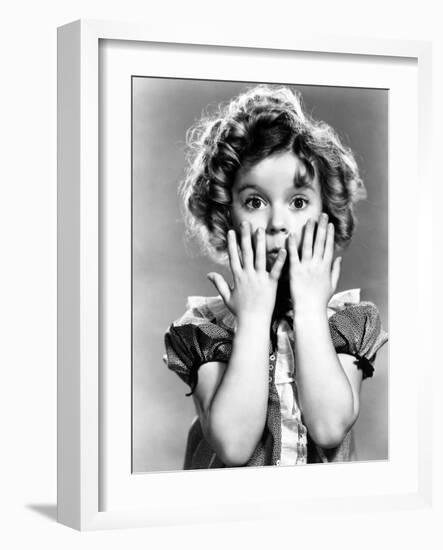 Shirley Temple, ca. 1934-null-Framed Photo