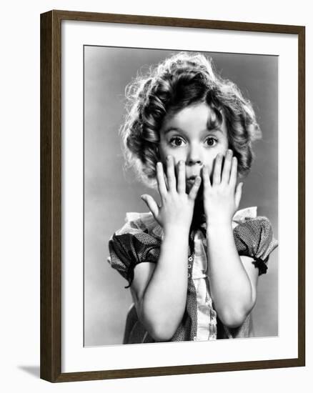 Shirley Temple, ca. 1934-null-Framed Photo