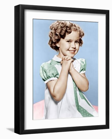 Shirley Temple, ca. 1936-null-Framed Photo